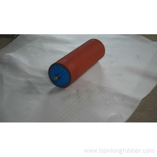 Rubber roller for stamping machine